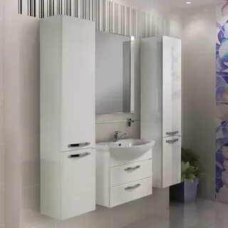 Комплект мебели для ванной подвесной