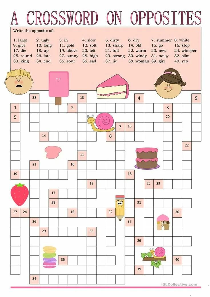 Кроссворд на английском. Crossword for Kids in English. Worksheets кроссворд. Кроссворд по английскому прилагательные. Crossword for kids