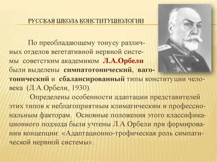 Феномен орбели гинецинского