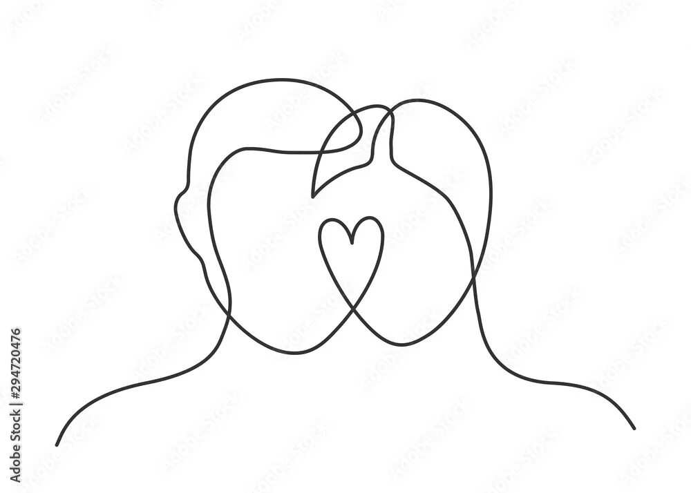 With one line