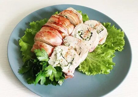 Рецепт рулетиков из куриного филе с начинкой