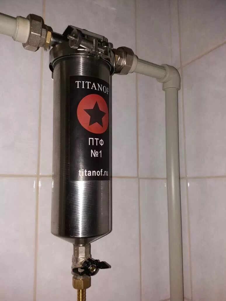 Титановый фильтр TITANOF. Фильтр проточный для холодной воды Титан. Titan — магистральный фильтр тонкой очистки воды. Фильтр тонкой очистки для воды TITANOF. Фильтр для воды титанов отзывы