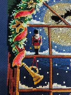 Dimensions stocking Pattern cross stitch Christmas Stocking image 5.