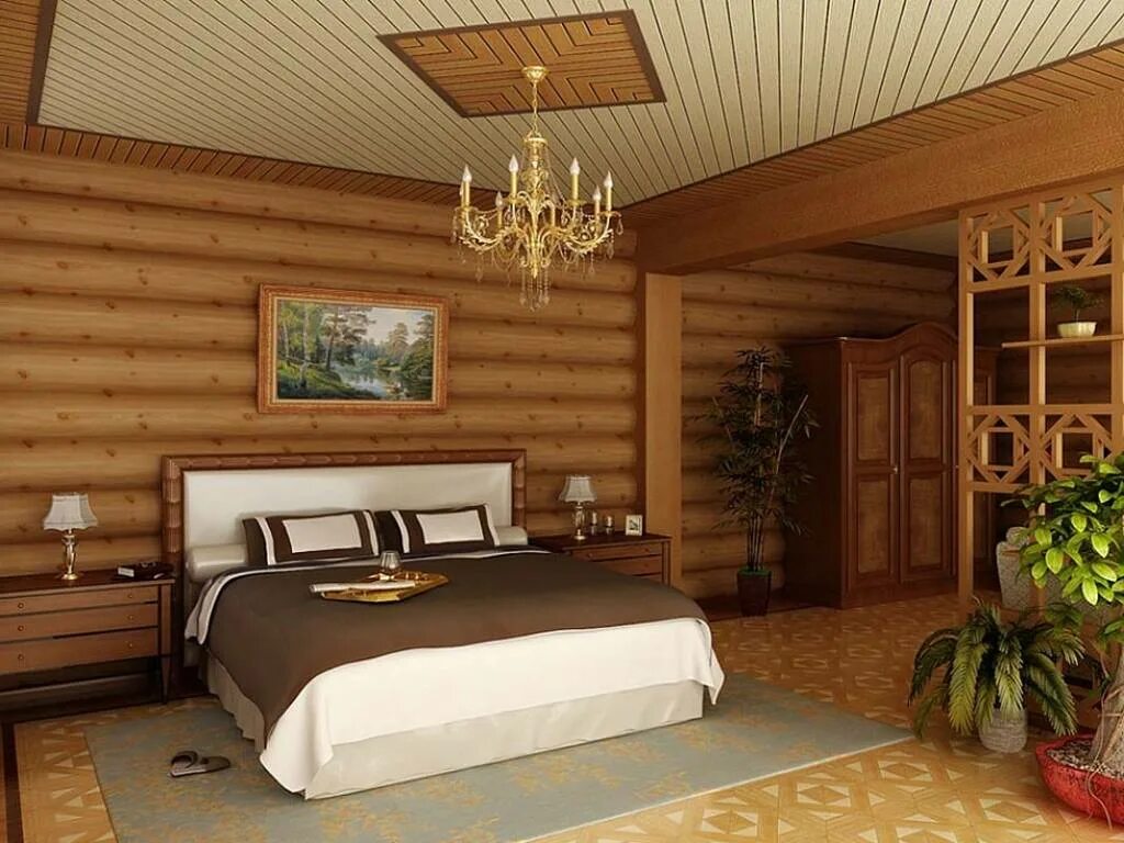 Отделка деревом в интерьере. Внутренняя отделка деревом. Внутренняя отделка деревянного дома. Отделка стен внутри деревянного дома. Спальня отделанная деревом.