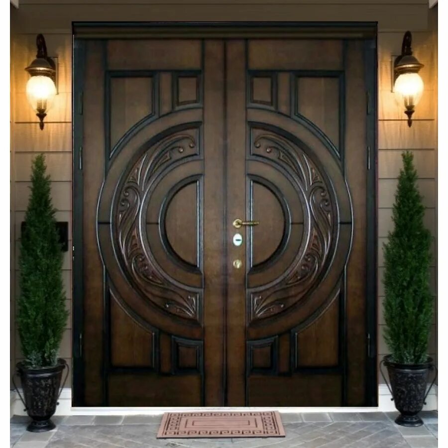 Металлическая двустворчатая дверь уличная. Двери металлические входные уличные двустворчатые. Двери двухстворчатые входные 205х140. Двойная дверь входная. Двойные двери в дом