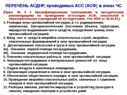 Основы организации и проведения аварийно спасательных работ