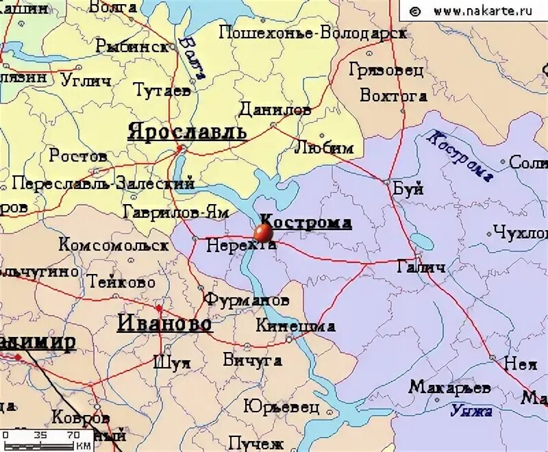 Кострома показать на карте россии. Город Кострома на карте России. Город буй Костромской области на карте. Кострома на карте России. Г буй Костромская область карта.