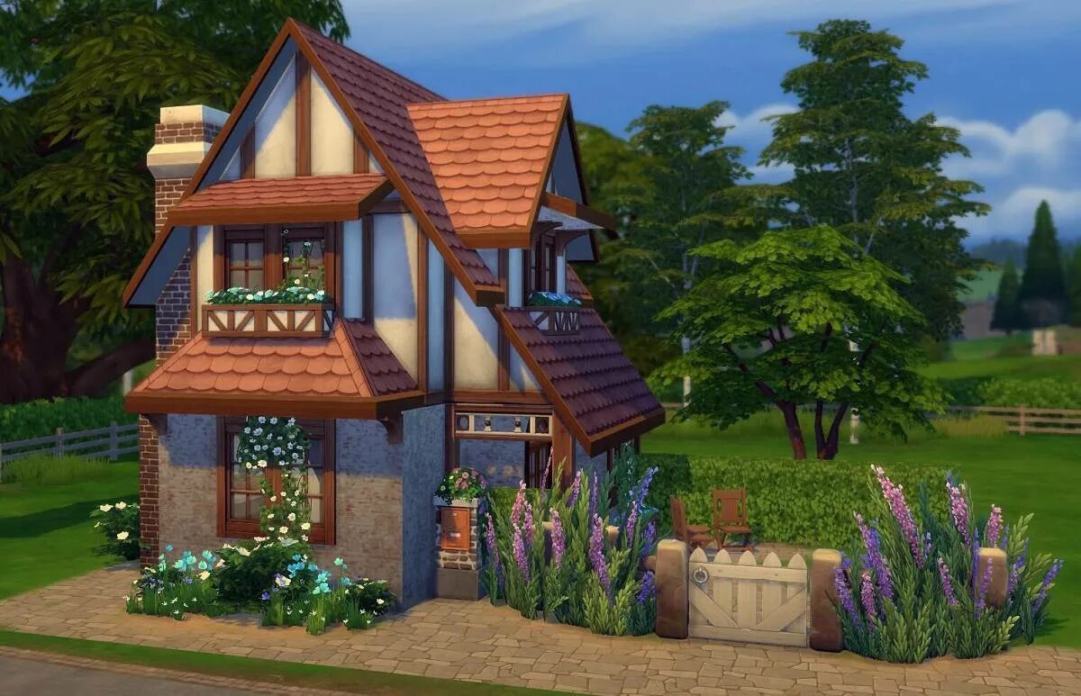 Домик такая игра. SIMS 4 House. Домики в симс 4. Симс 4 деревенский дом. Стартовый дом симс 4.