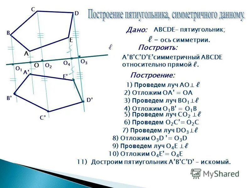 3 правильный пятиугольник имеет пять осей симметрии. Осевая симметрия пятиугольника построение. построение симметричных пятиугольников. осевая и центральная симметрия пятиугольника. построение пятиугольника.