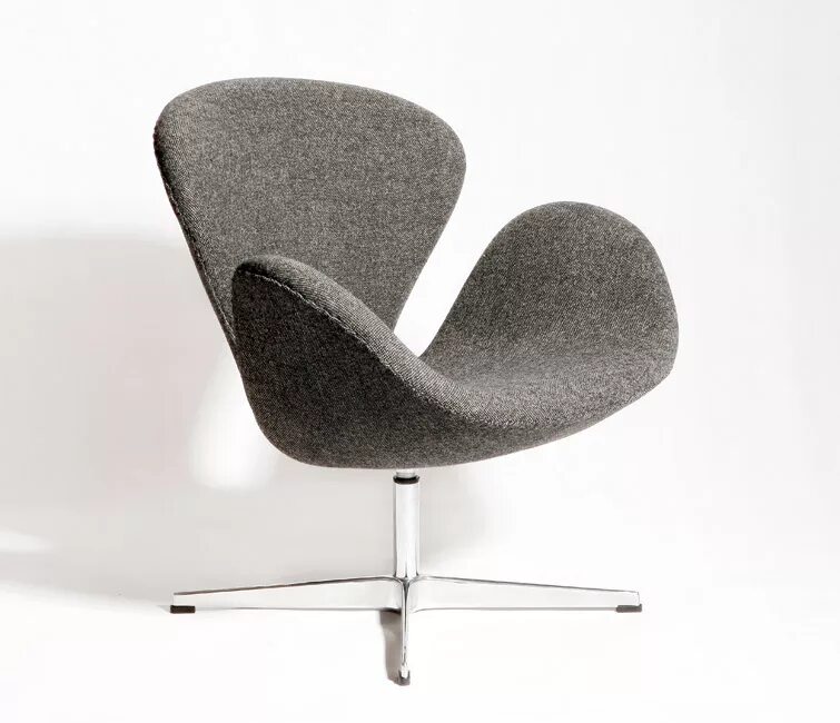 Кресло беннет 2. Кресло дизайнерское swan chair fr 0654 замша серая. кресло вращающееся беннетт-1.