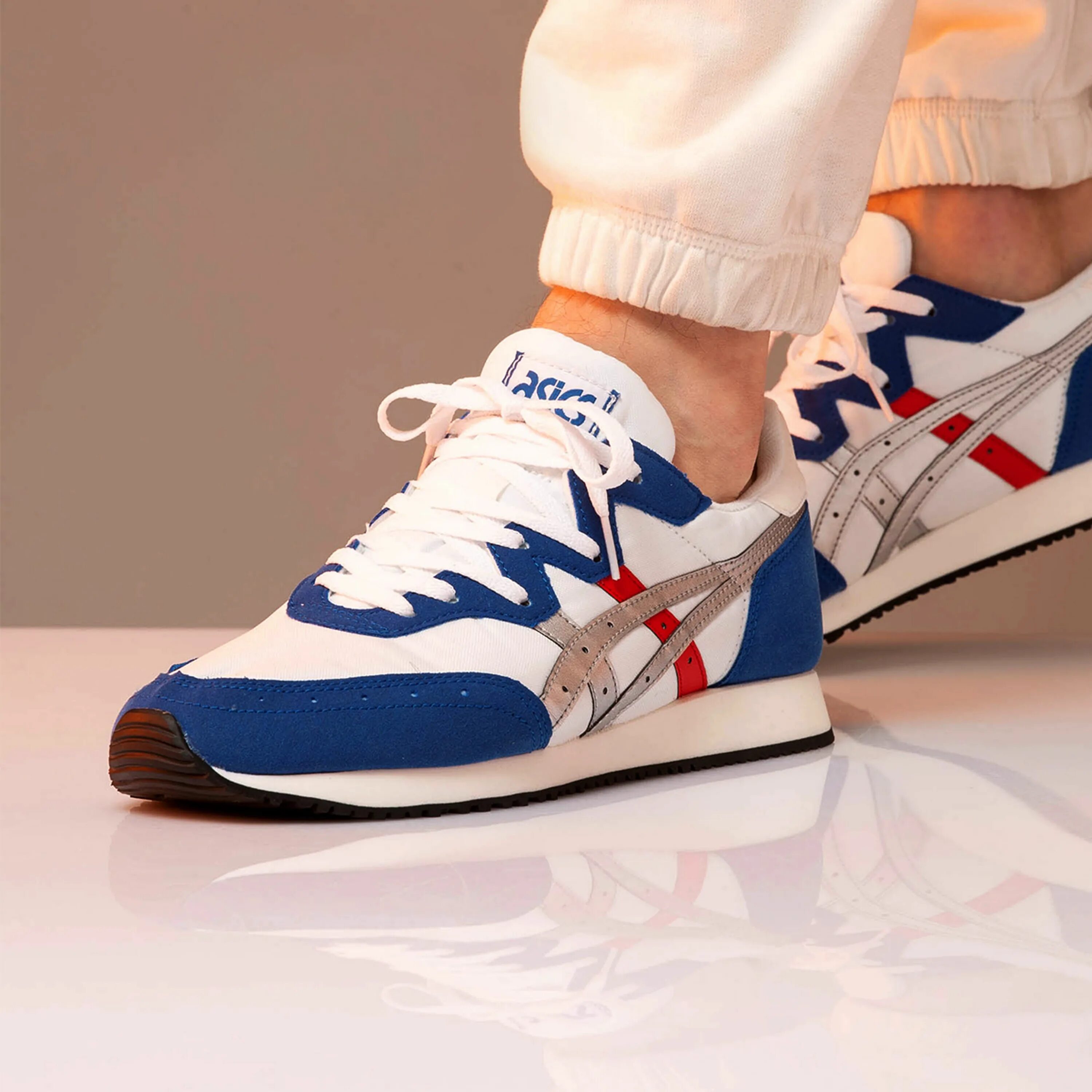 ASICS кроссовки TARTHER og. Асикс Тайгер. ASICS TARTHER og Blue. ASICS TARTHER og White.