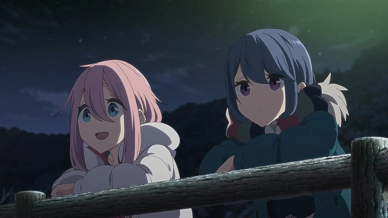 Yuru camping. Лагерь на свежем воздухе Yuru Camp.