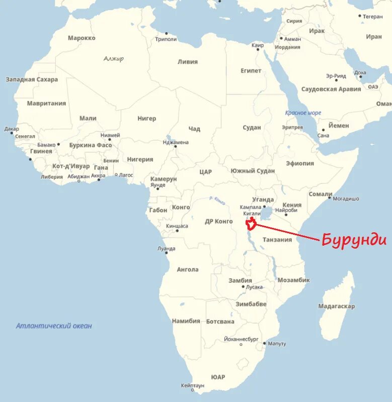 Бурунди ботсвана прогноз. Карта Африки Руанда на карте. Бурунди на карте. Бурунди на карте Африки.