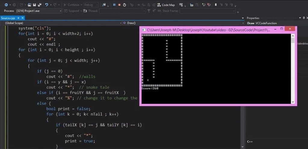 Programming visual c