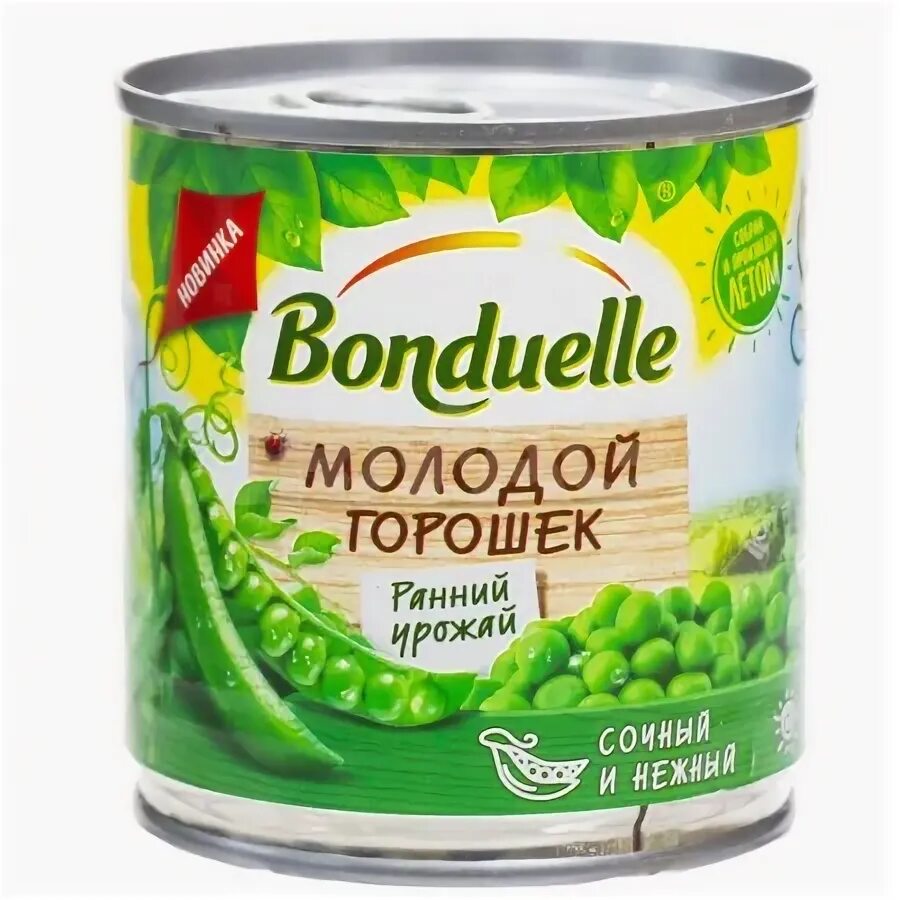 Овощ.смесь Гор.с морк.куб."Бондюэль" 425мл Кукуруза, горошек, фасоль, огурцы. Ов