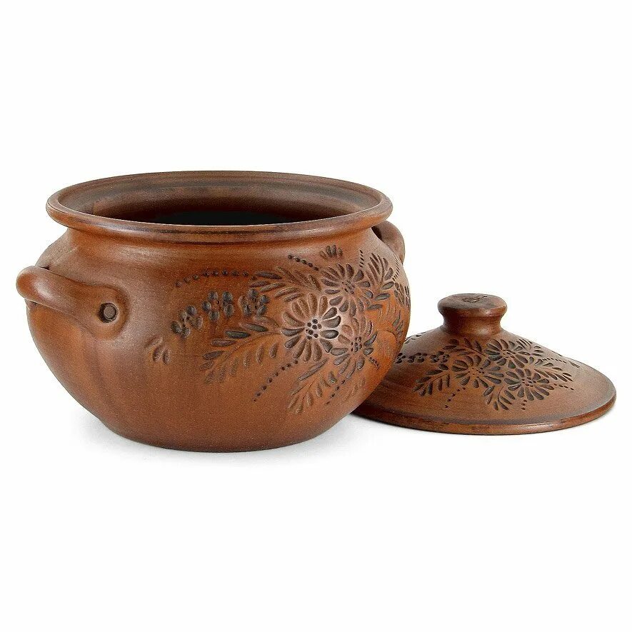 Горшочки для запекания в духовке. Афганский казан глиняный. Глиняная посуда для запекания. Жаровня глина 3л. 2 л.