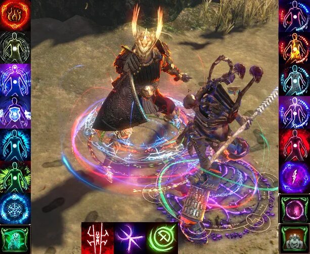 Poe bot. Poe aura. смертельная аура пое. аура опыта в рпг.