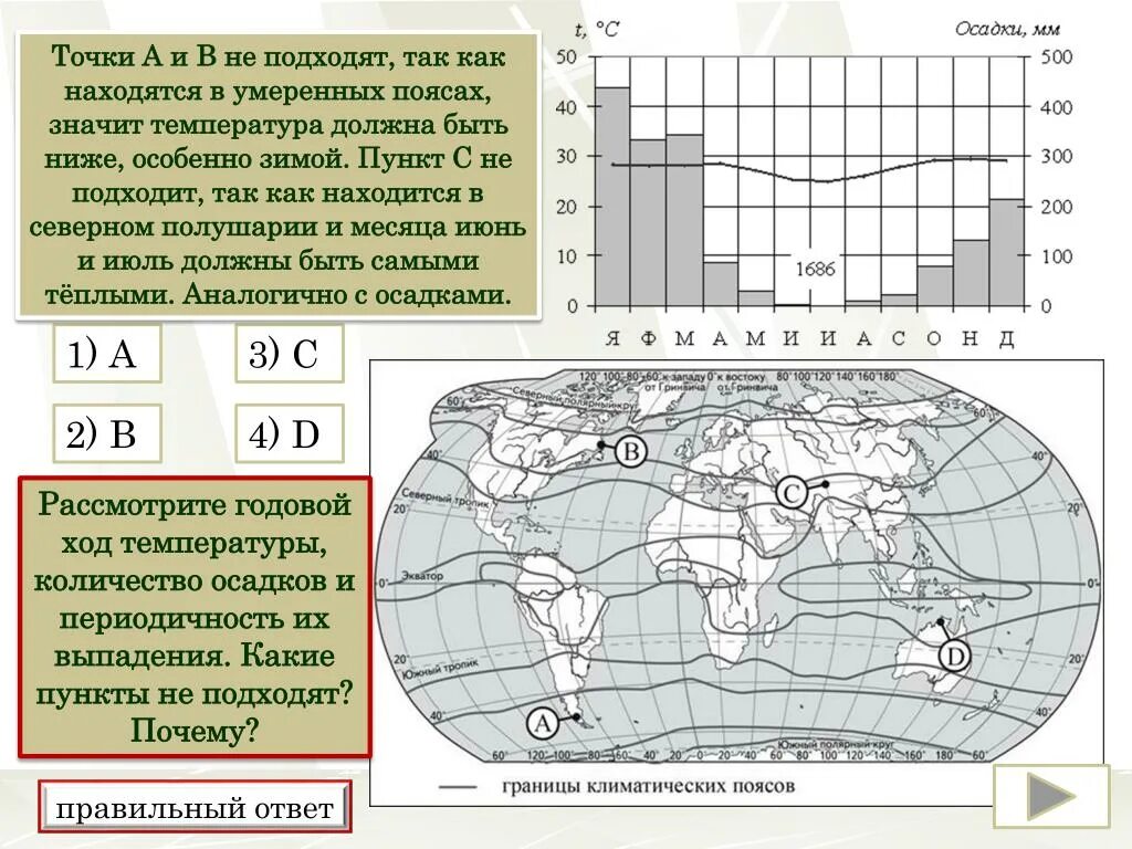 Анализ климатической карты. Климатические пояса на климатограмме. Климатограмма умеренного климатического пояса. Задания по климатической карте.