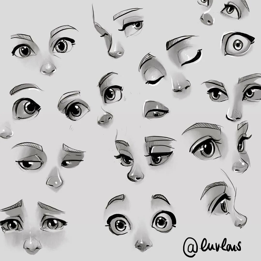 Виды рисунков глаз. Глаза эмоции референс. Референс глаз для рисования. Разные стили рисования глаз. Стили рисовки глаз.