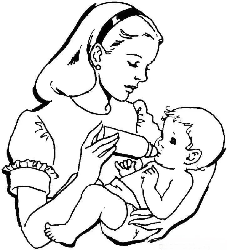 Раскраска про маму. Раскраска ко Дню матери. Мама раскраска для детей. Раскраска мамы и малыши. День матери раскраска для детей.
