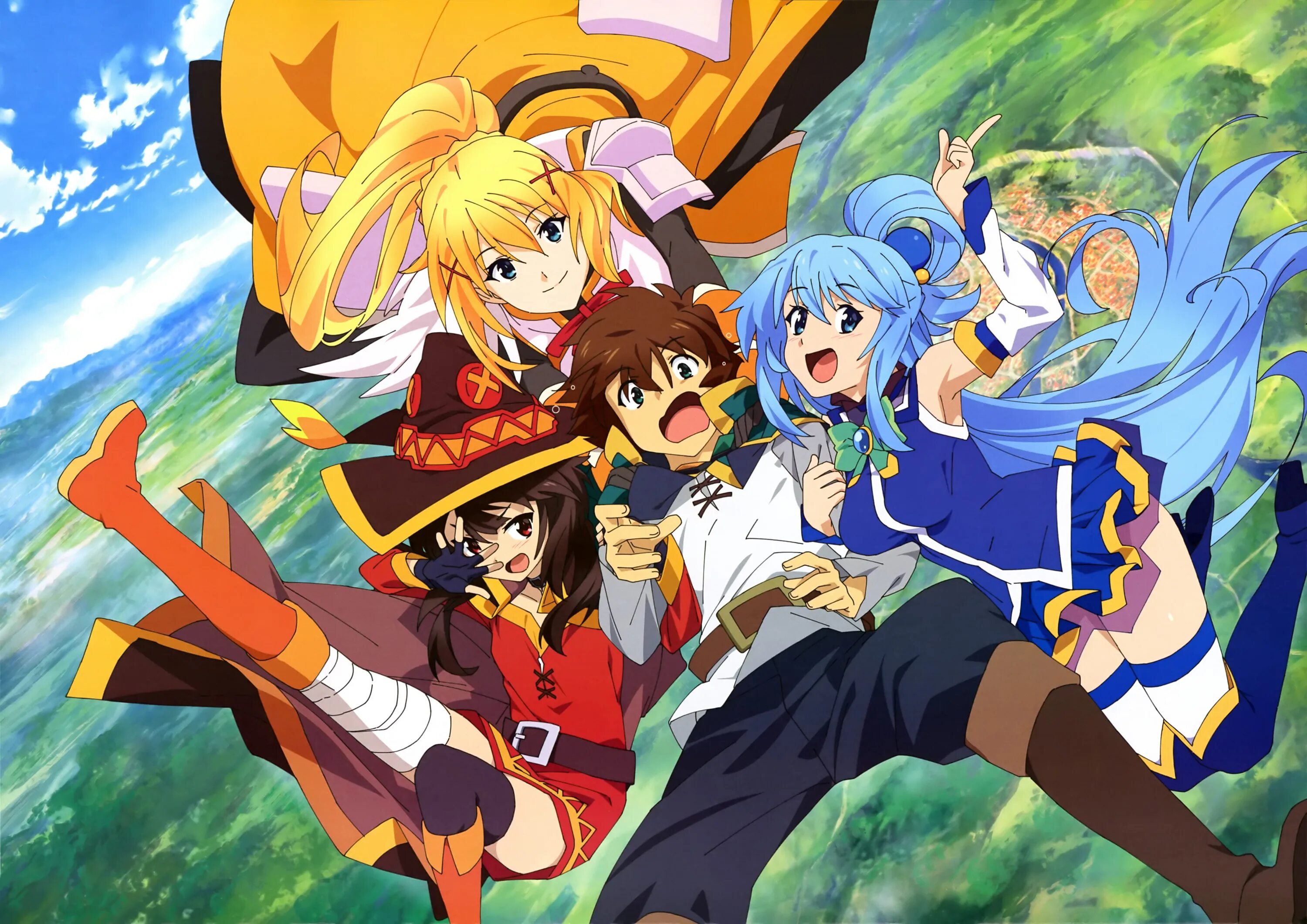 Konosuba 18 Аква и Казума. Коносуба 3 дата выхода серий