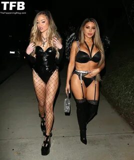 Larsa Pippen is Seen in Lingerie as a Victoria’s Secret Angel For a Hallowe...