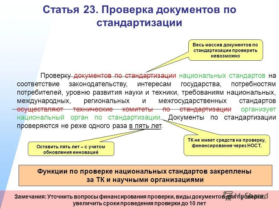 Национальный стандарт документ по стандартизации