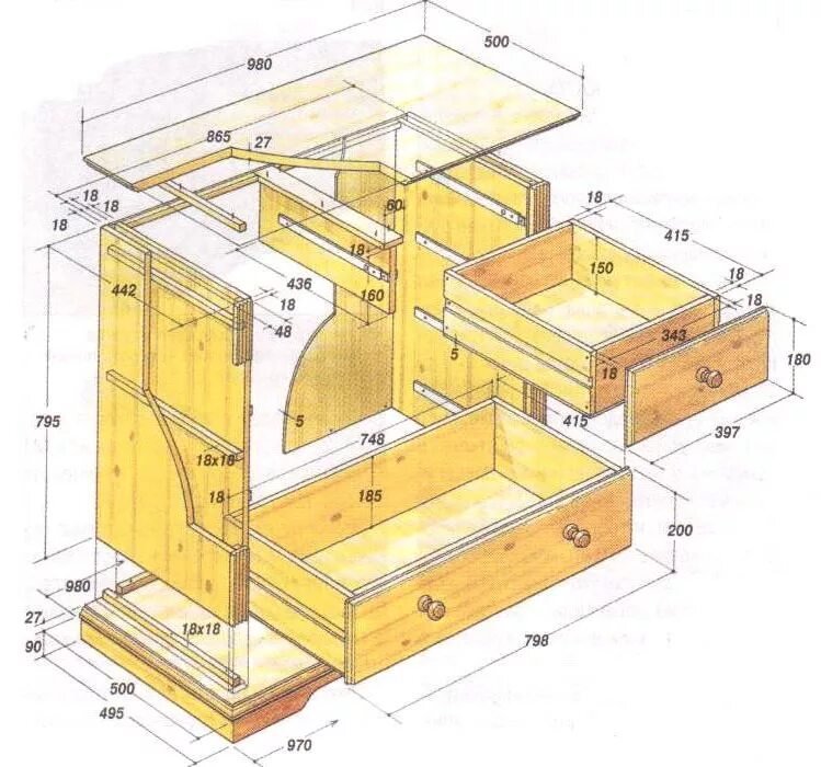 Сборка мебели ящиков. Кухонные ящики из фанеры. Выдвижной ящик из фанеры. Комоды из дерева чертежи. Сборка мебельных ящиков.