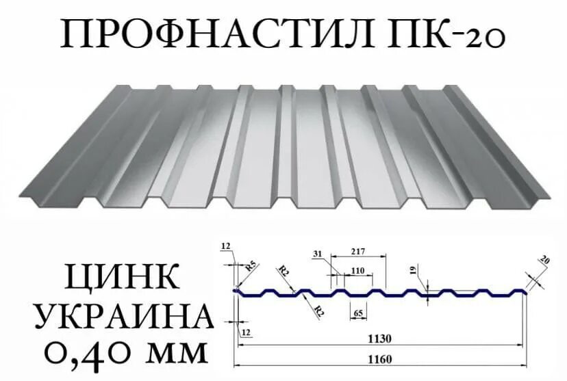 Пк 20 размеры