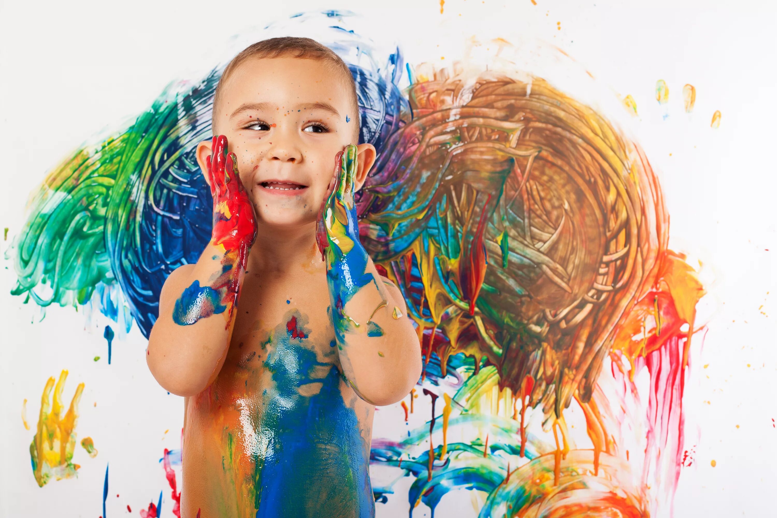 Kid paint. Краски для детей. Дети яркие краски. Творческие дети. Краска и детишек.