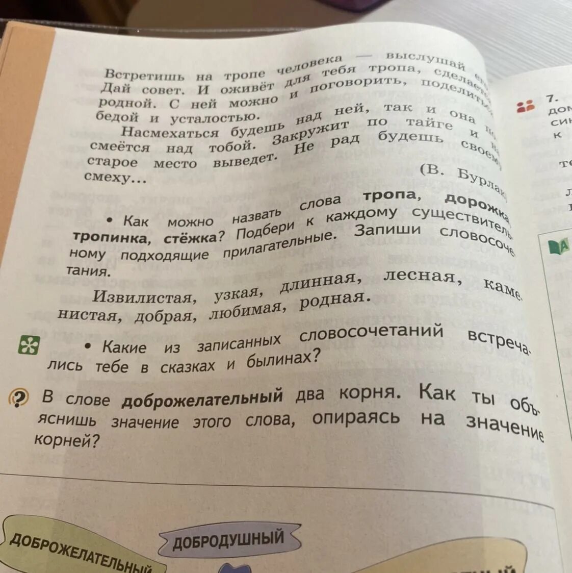 Как можно назвать слова тропа дорожка тропинка. Тропа прилагательные. Составь предложение из слов в Извилистая уводит тропинка лес. Какие могут быть тропинки прилагательные. Тропинка тропинка что прячешься ты