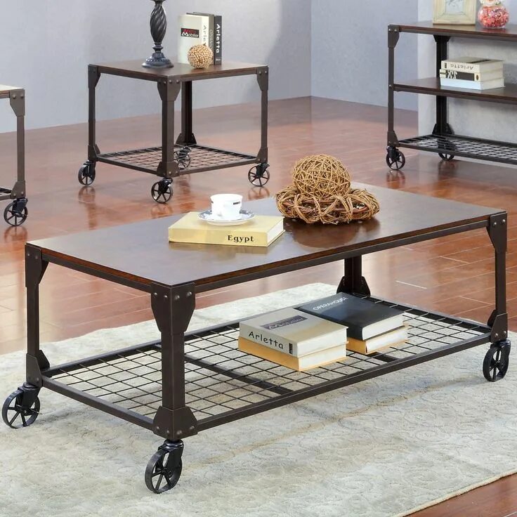 ᐉ Журнальный стол на колесах Contemporaneo InterDecor 1J26 ᐉ купить в интернет м