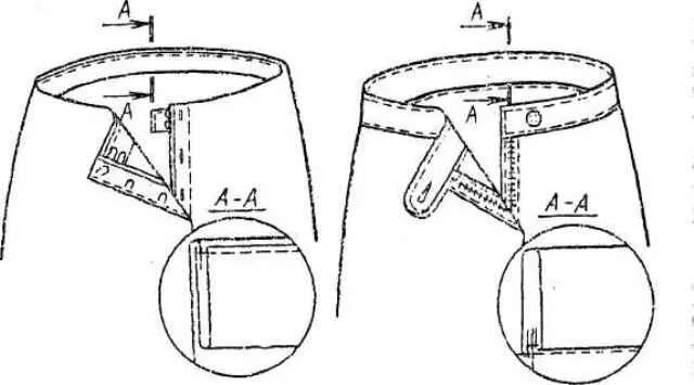 Обработка верхнего среза притачным поясом. Обработка пояса обработка верхнего среза юбки притачным поясом. Обработка верхнего среза брюк притачным поясом. Обработка верхнего среза брюк обтачкой.