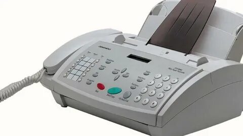 Факсами ли