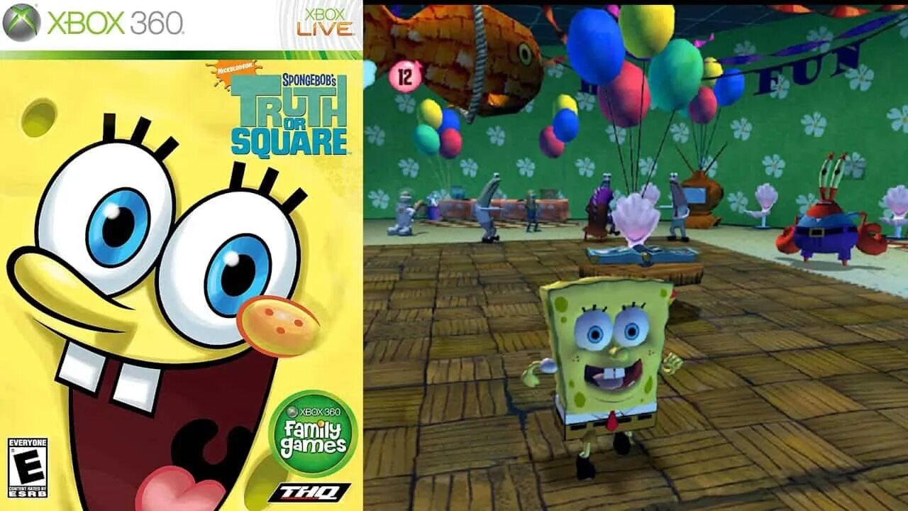 Игра бобы на xbox. Spongebob xbox 360. spongebob truth or square xbox 360. губка боб игра на xbox 360. губка боб на хбокс 360.