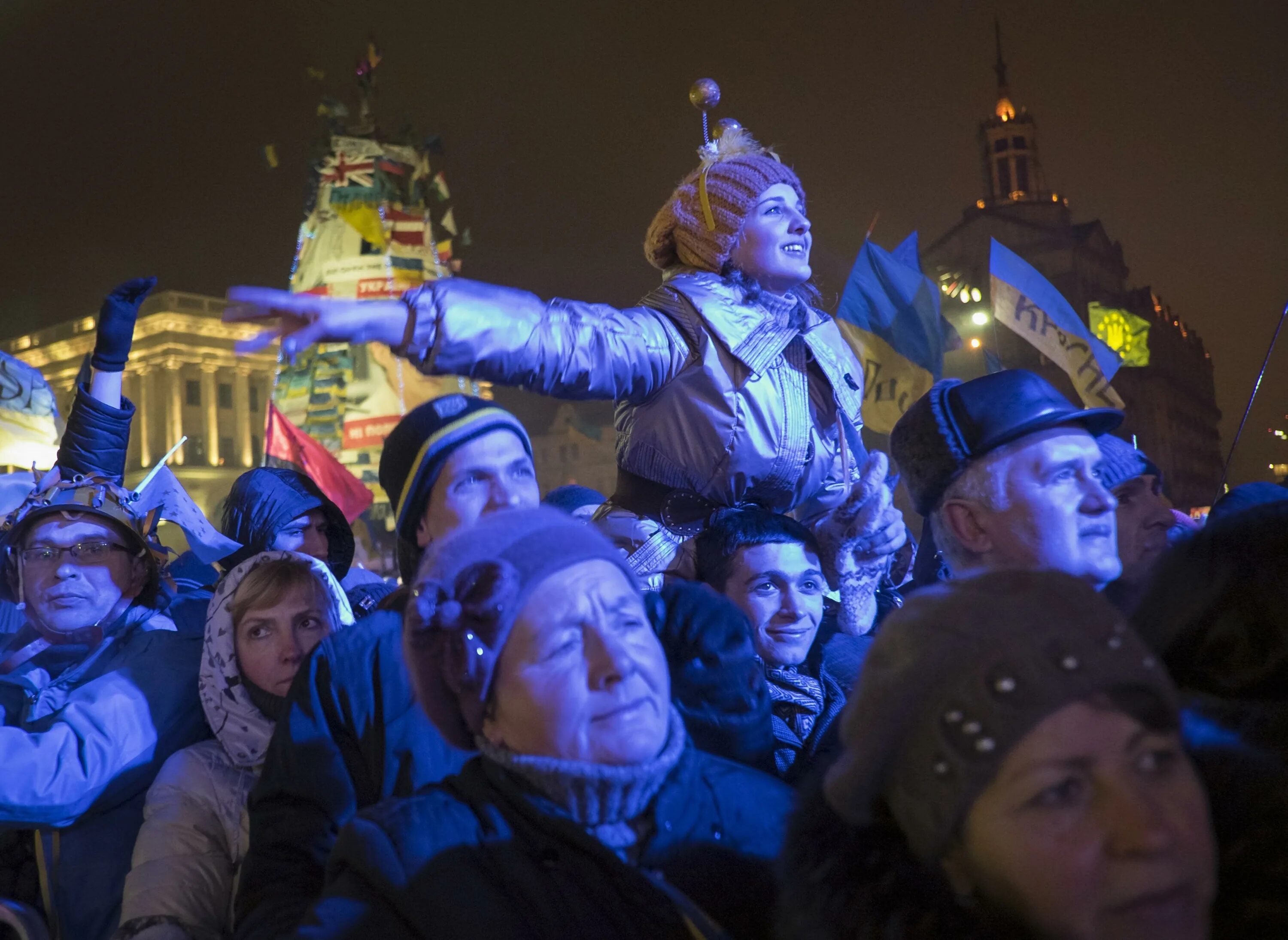 18 января 2014. Майдан 2014 года на Украине. Евромайдан на Украине в 2014. Новый год на Майдане.