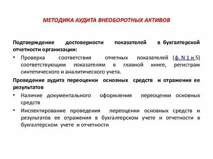 Аудит проверка фирмы