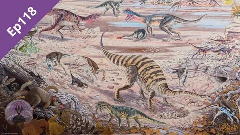 As we walked around the prehistoric