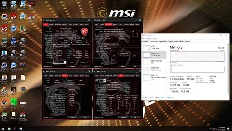 Разгон памяти на msi