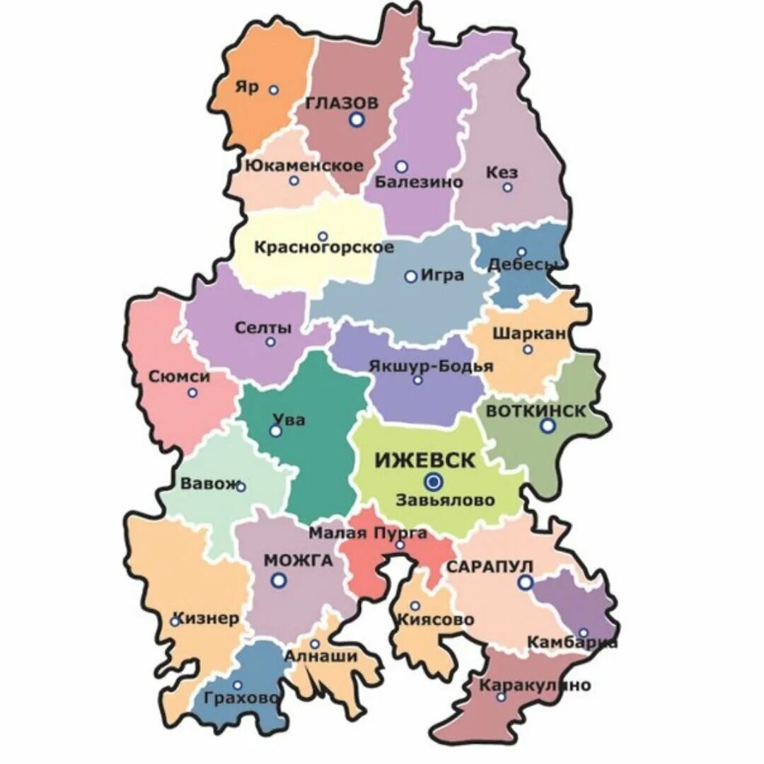 Карта Удмуртии с районами. Административная карта Удмуртии с районами. Карта Республики Удмуртия с районами. Карта Удмуртской Республики с районами.