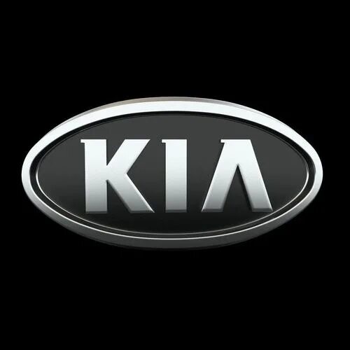 Как выглядит значок кия New KIA Overlay Logo Sticker/Decal Black & Hot Green Printed Etsy