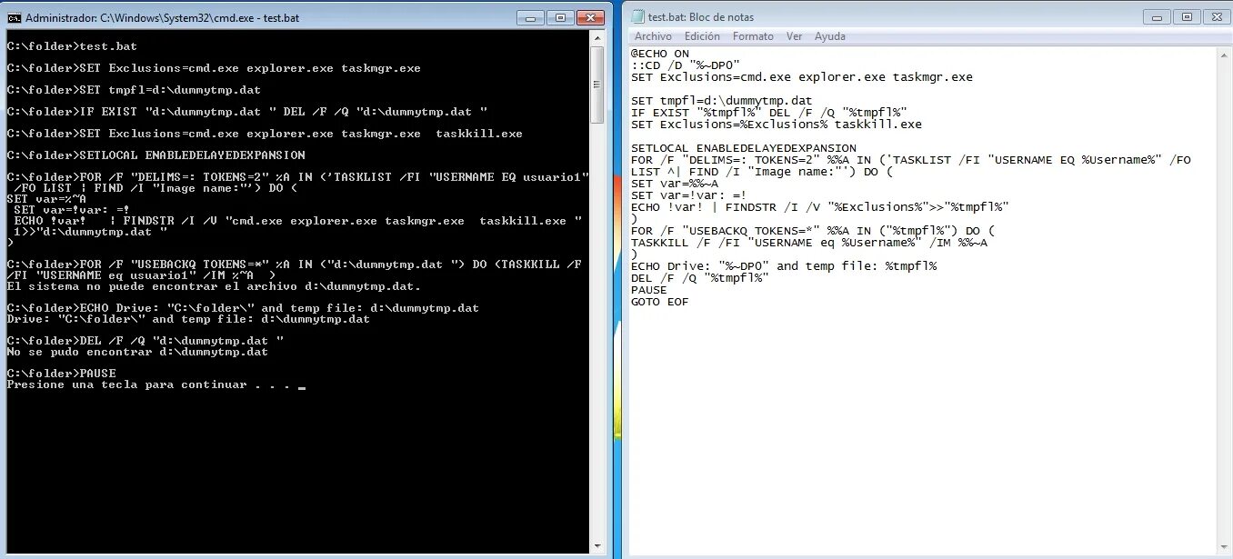 Findstr windows