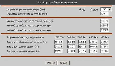 Рассчитать угол калькулятор