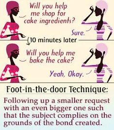Getting foot in the door