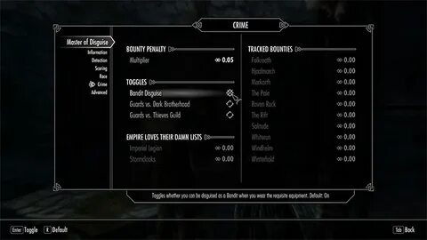 Skyrim моды на перки