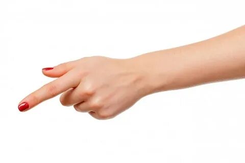 Finger woman