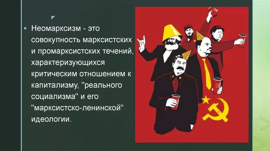 Неомарксистская концепция. Франкфуртская школа неомарксизма критическая теория. Неомарксизм и постмарксизм. Представители неомарксистской философии:. Неомарксизм.