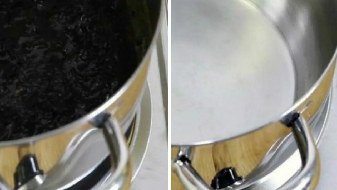Чернота в алюминиевой кастрюле
