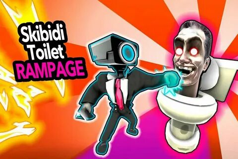 Кубик играет в игру туалет