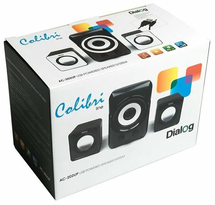 Dialog usb. Компьютерная акустика dialog Colibri AC-202up. Dialog AC-202up, черный. Dialog AC-202up белый/черный. Колонки dialog AC-202up Black.